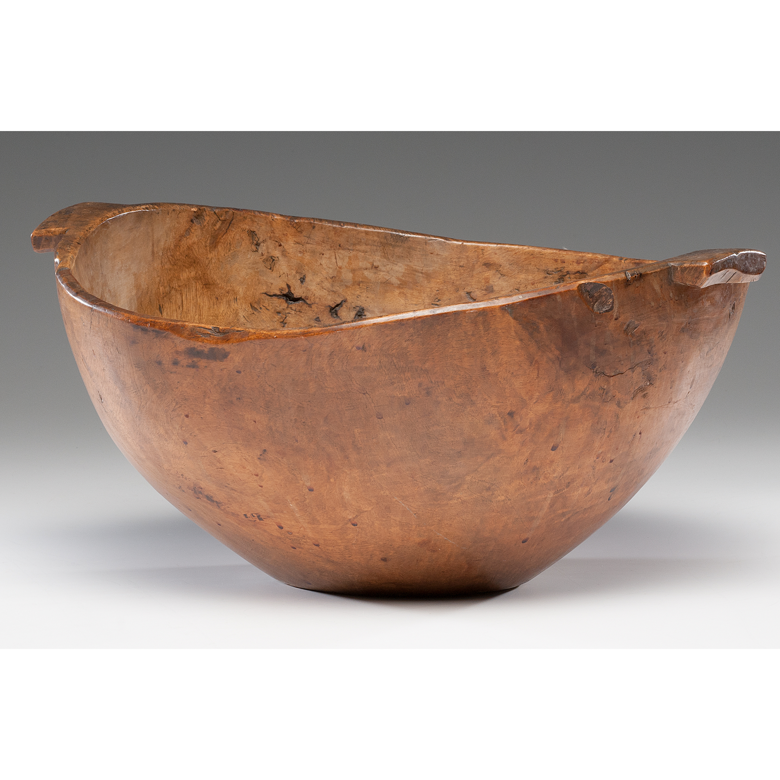 Handled Maple Burl Bowl Cowan's Auction House The