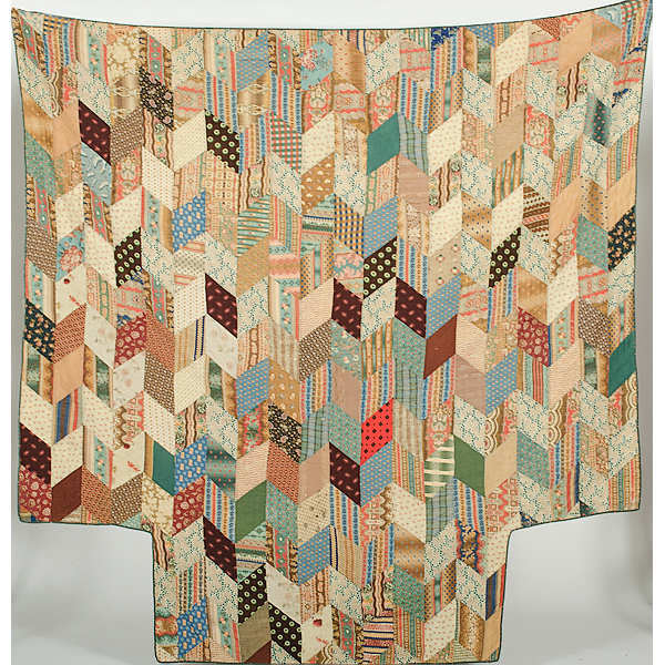 Geometric Quilts Cowans Auction House The Midwests Most Trusted Flying geese log cabin