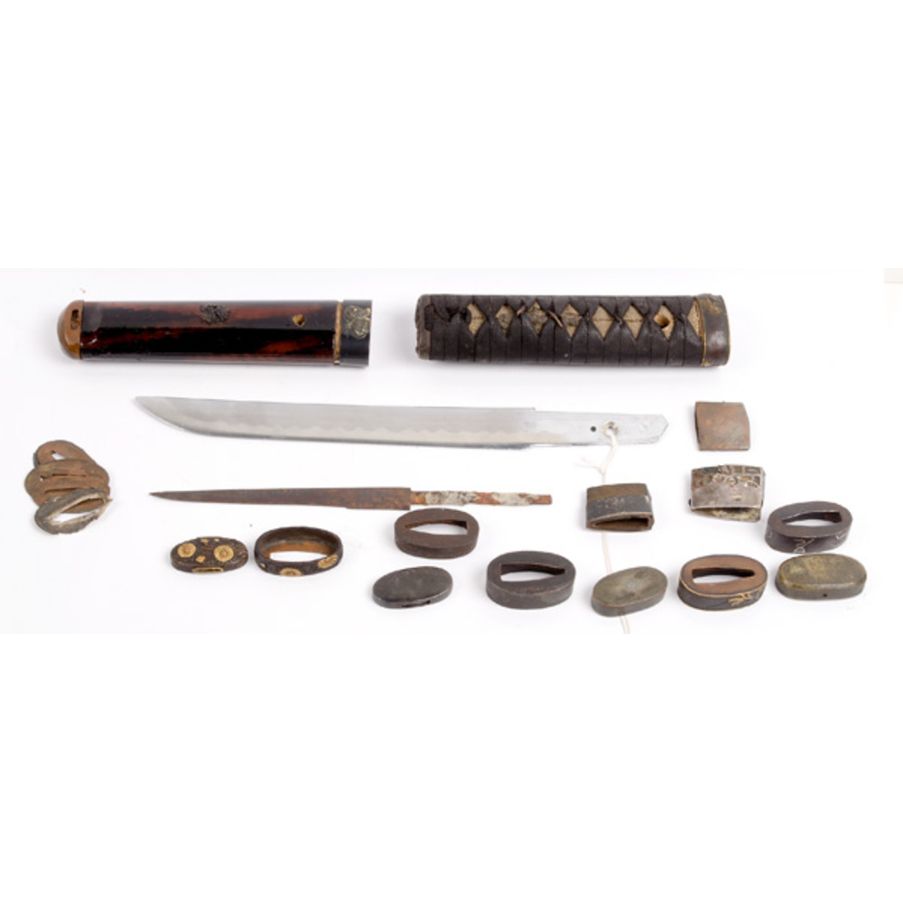 Japanese Sword Parts Cowan's Auction House The Midwest's Most