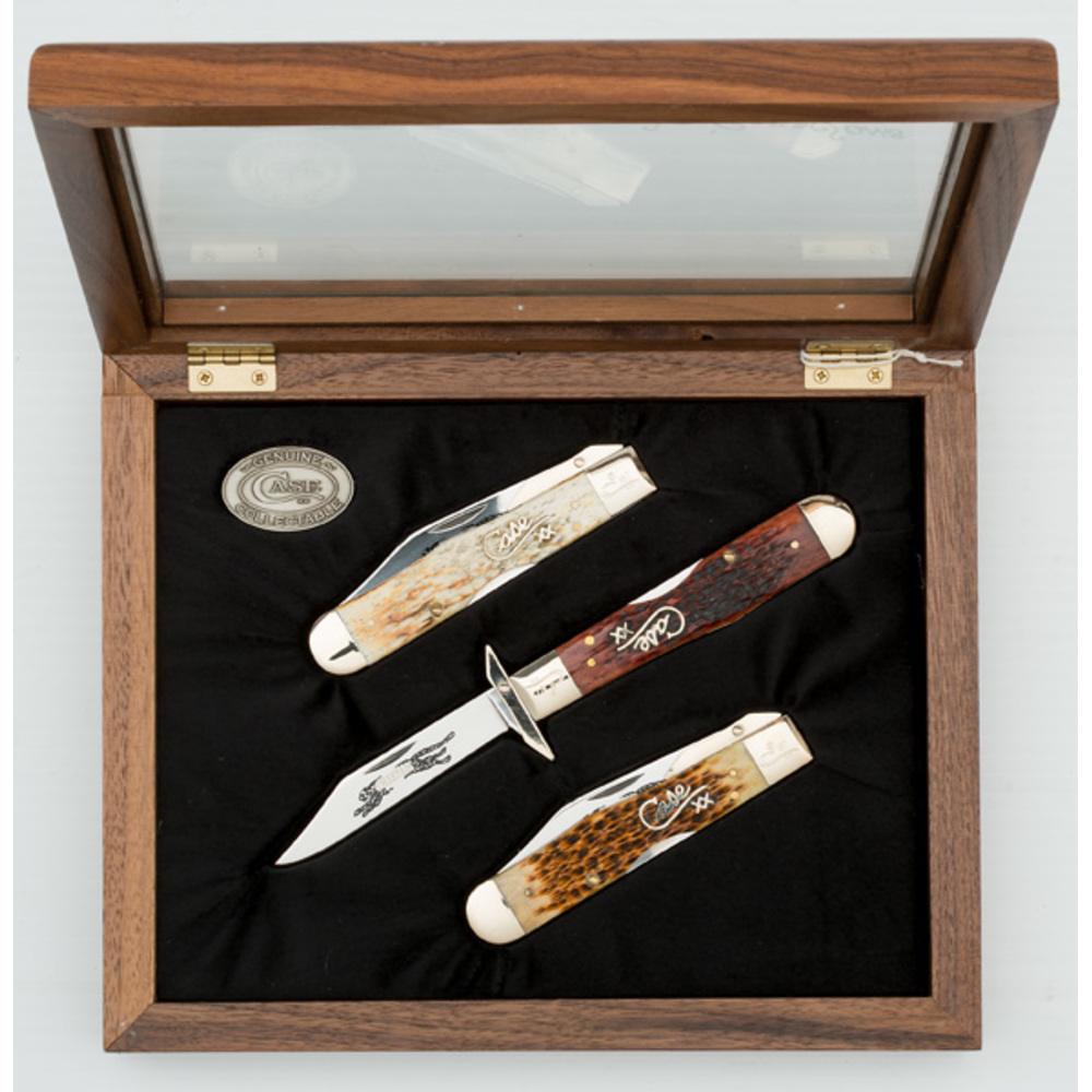 Case XX Cheetah Knife Set Cowan s Auction House The Midwest s Most