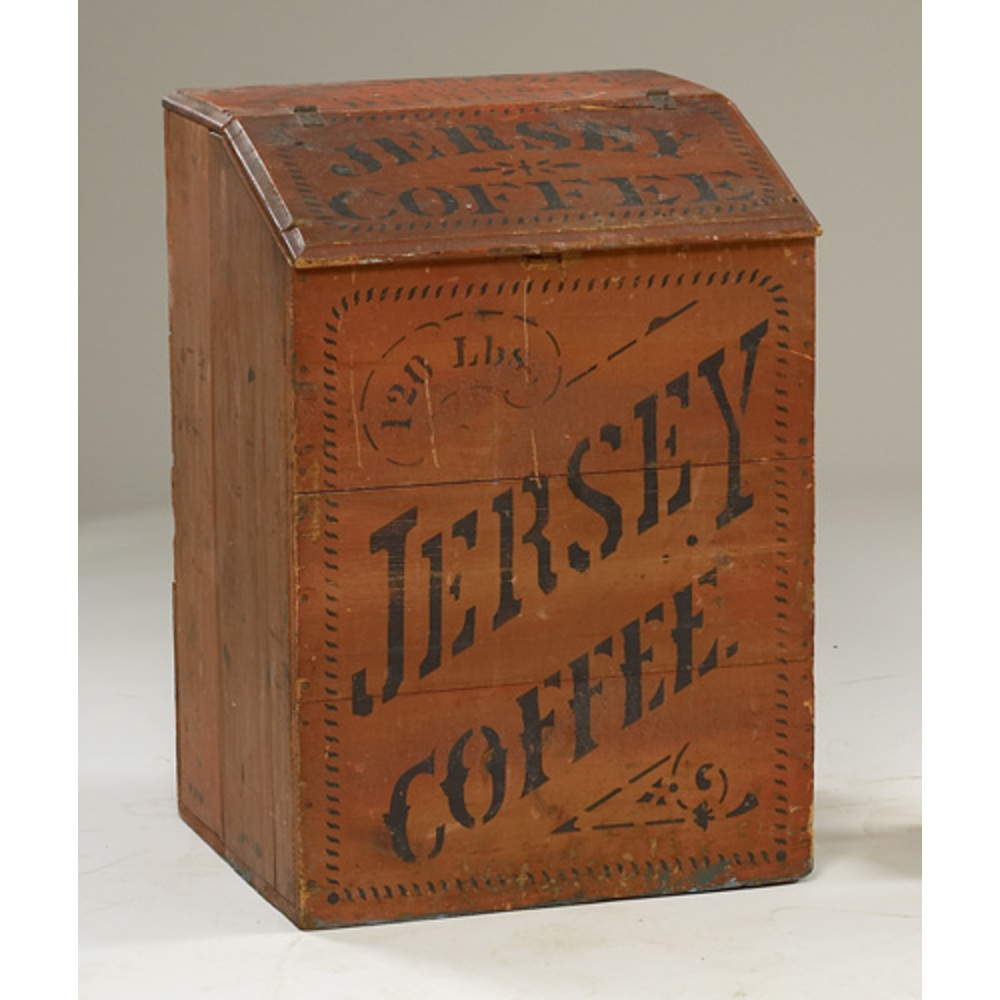 Dayton Ohio Jersey Coffee Storage Bin, Cowan's Auction House The