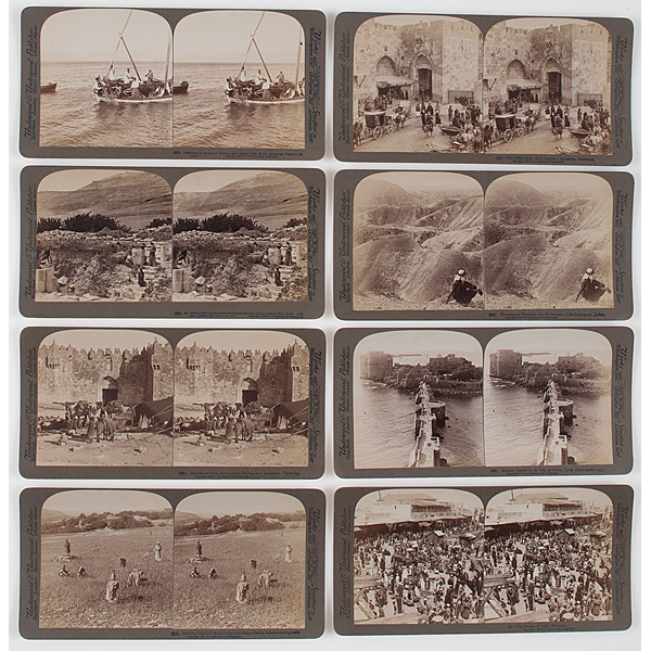 Palestine Through The Stereoscope Stereoview Cards By Underwood 