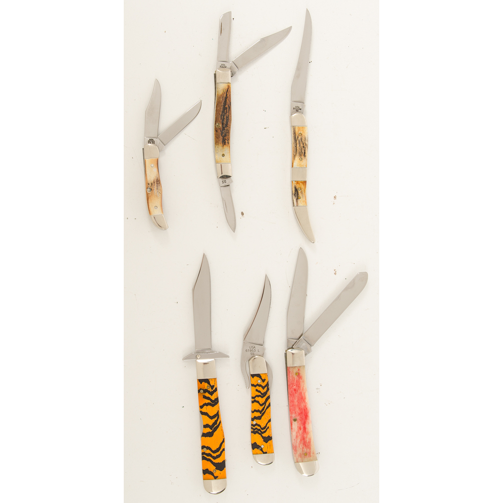 Lot of Six Case Knives Cowan's Auction House The Midwest's Most