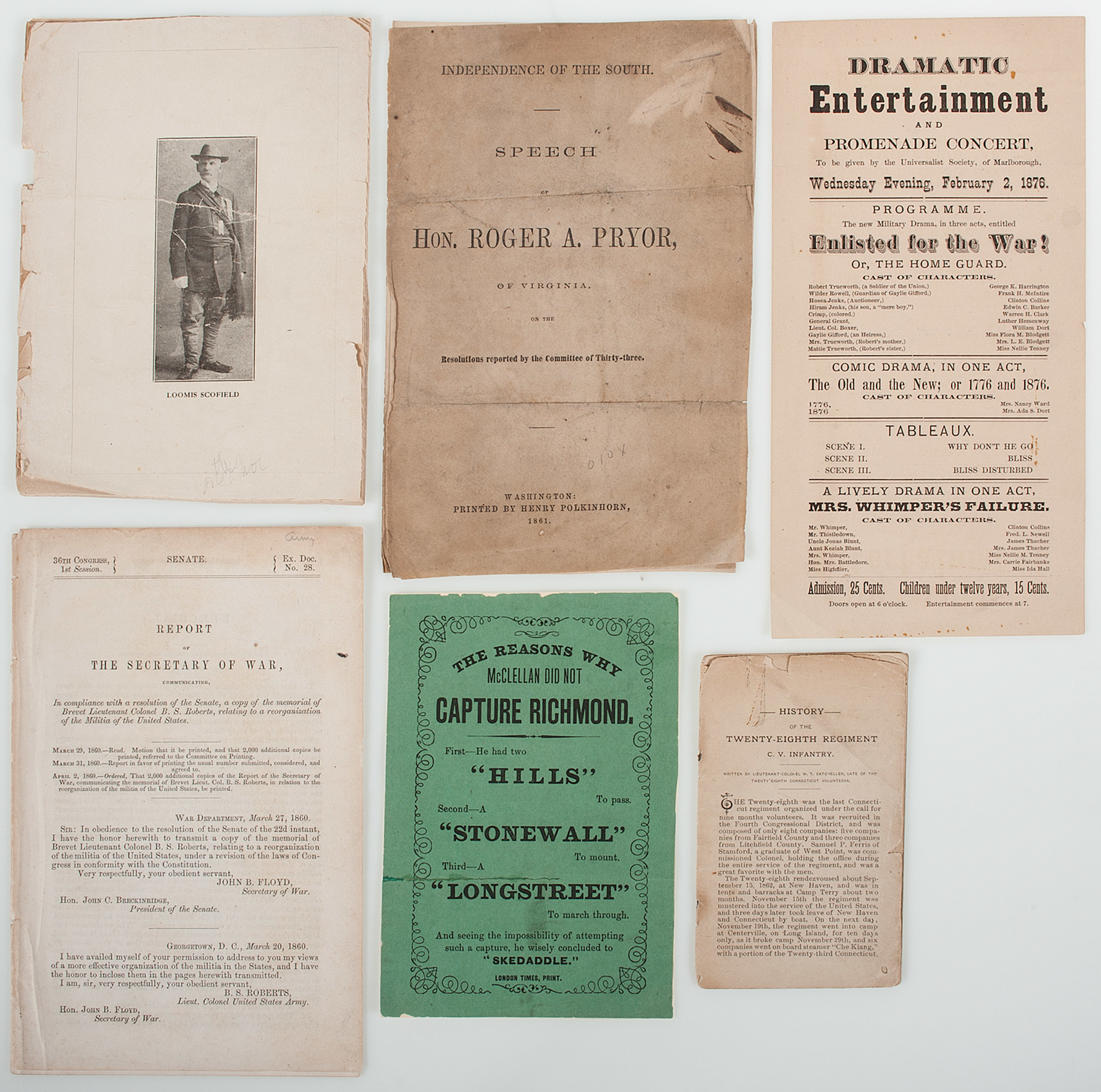 Civil war papers