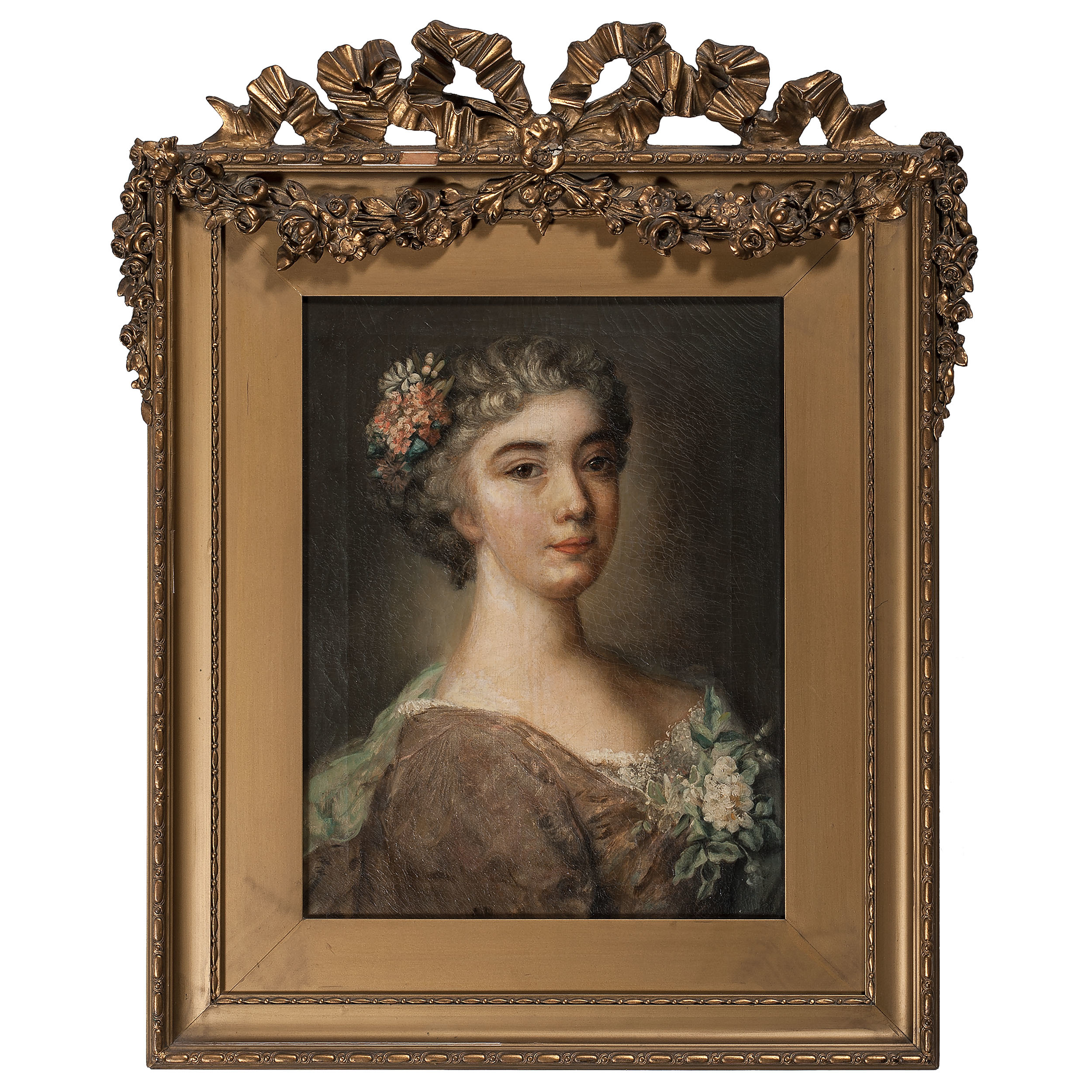 French 18th Century Portrait of a Woman | Cowan's Auction House: The ... 18th Century French Women
