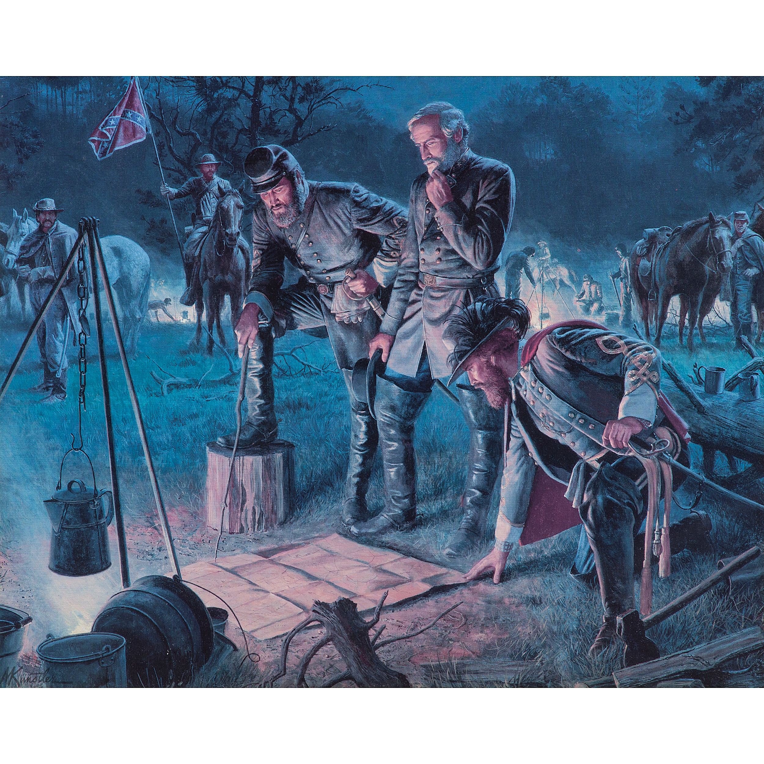 Contemporary Civil War Prints, Lot of 4 Cowan's Auction