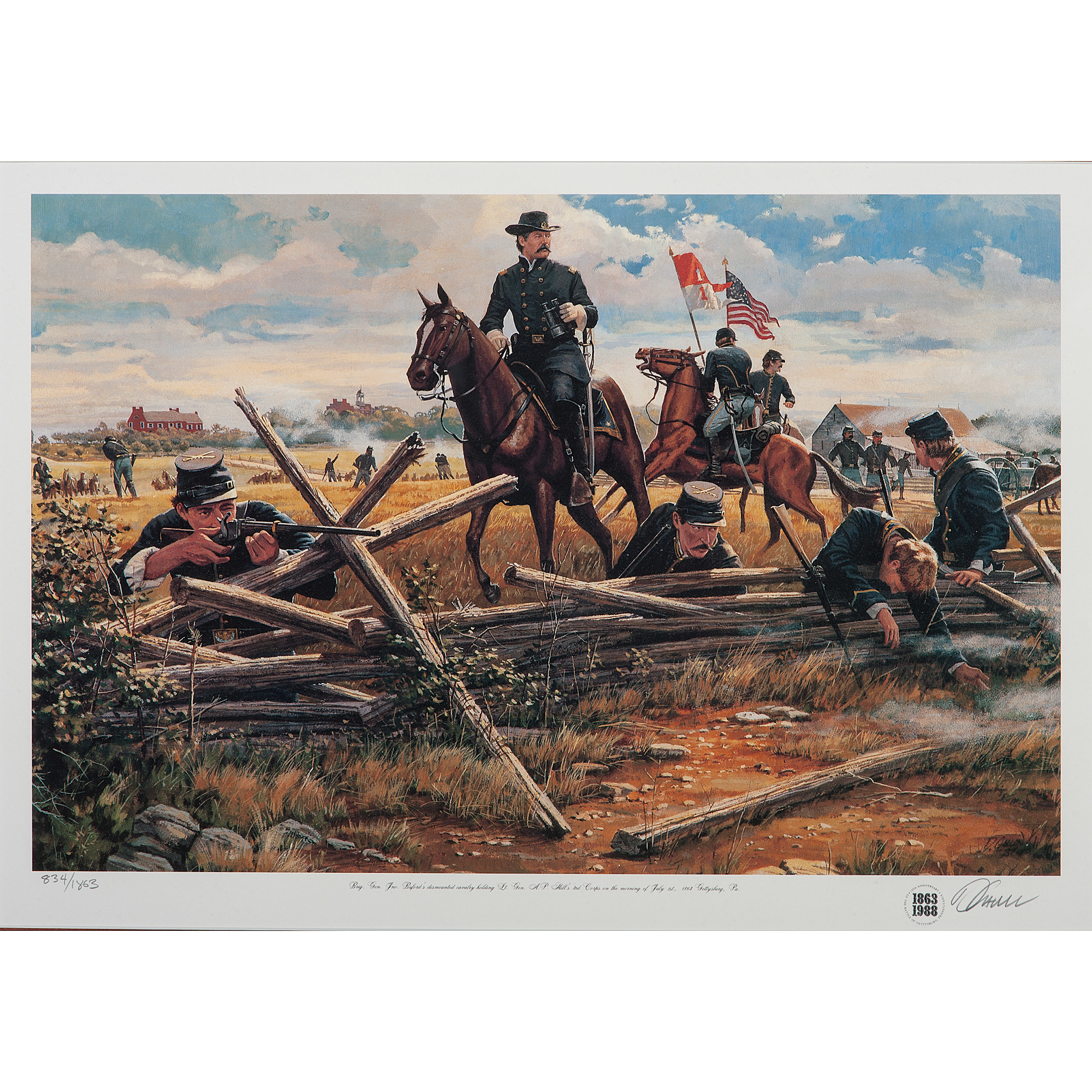 Contemporary Civil War Prints, Lot of 4 | Cowan's Auction House: The