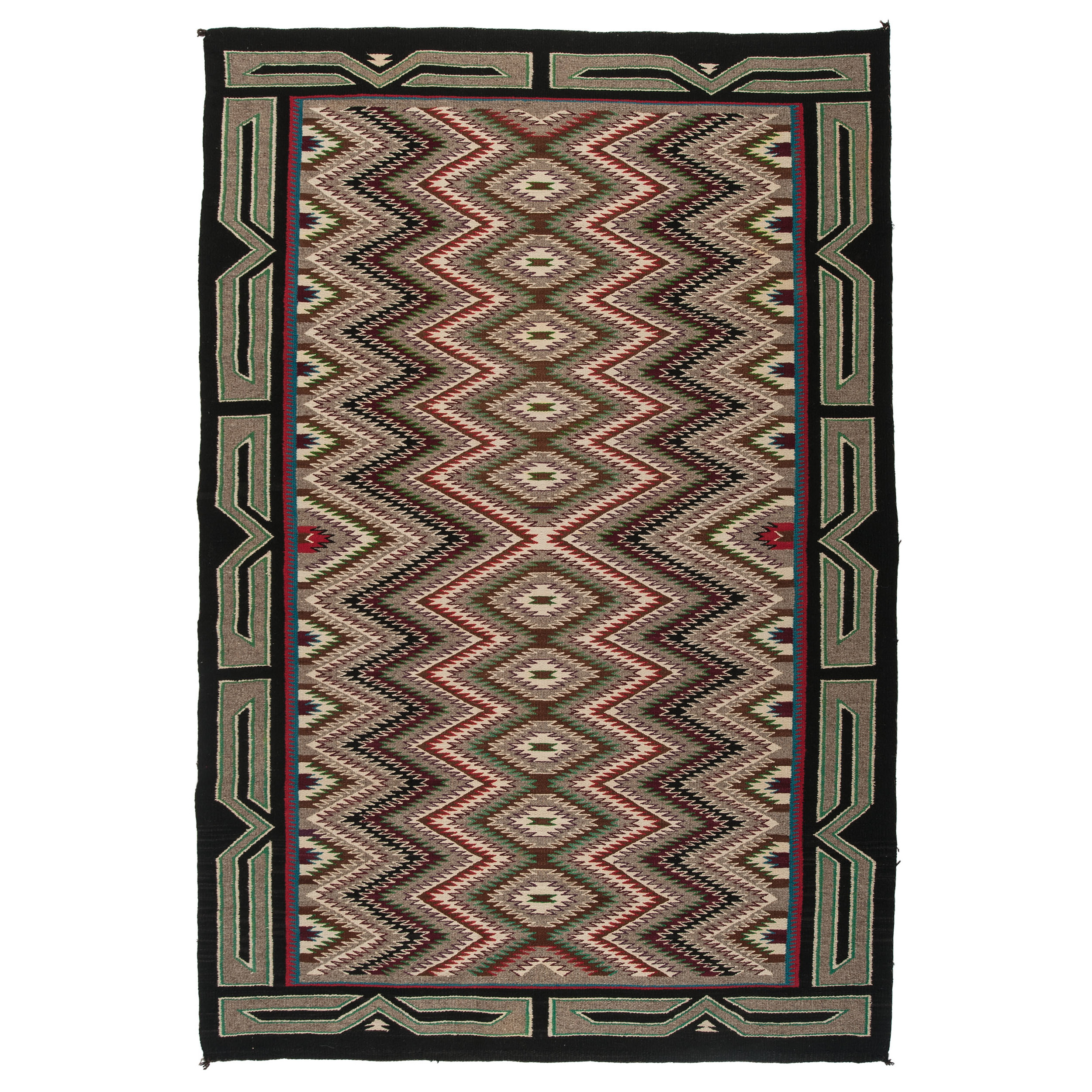 Navajo Teec Nos Pos Weaving / Rug, From the Collection of William H