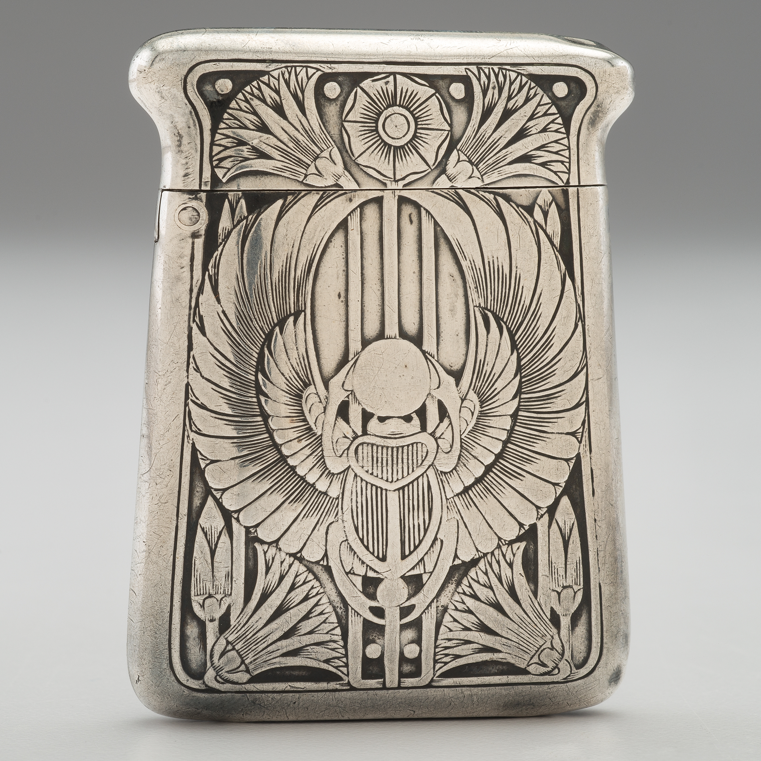 Blackinton Sterling Egyptian Motif Match Safe Cowan S Auction