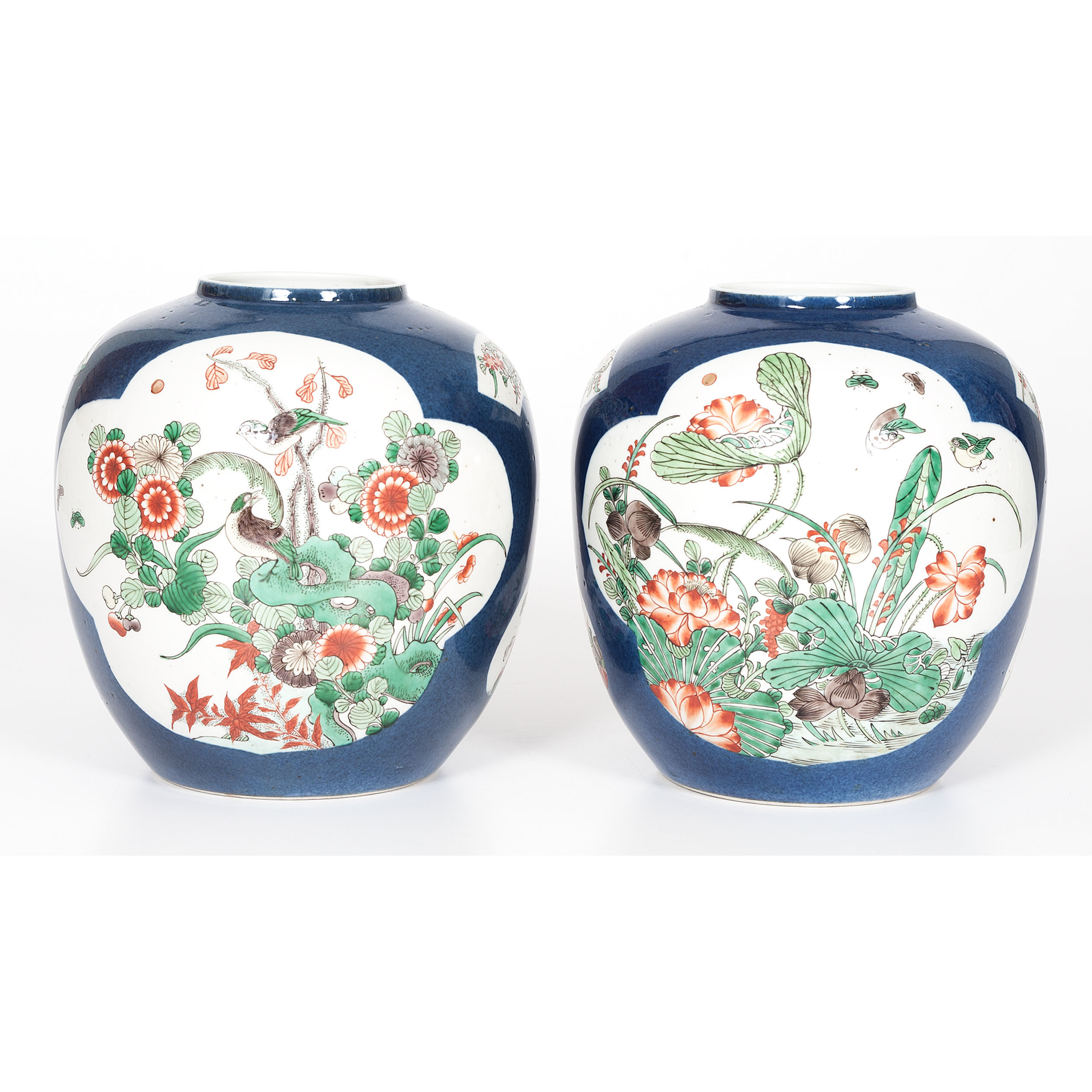 Kangxi Style Famille Verte Ginger Jars Cowan S Auction House The Midwest S Most Trusted Auction House Antiques Fine Art Art Appraisals