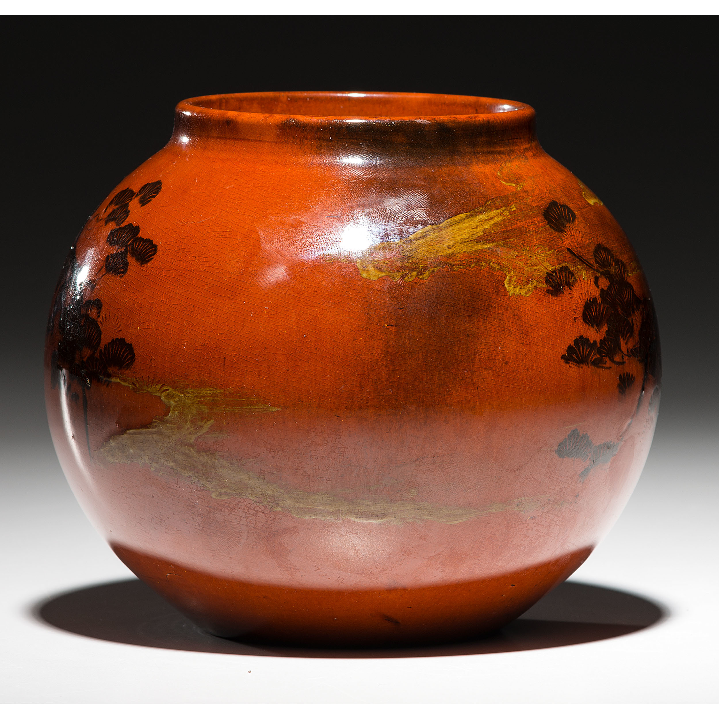 Rookwood Pottery Red Clay Vase, Matthew Daly Cowan's Auction House