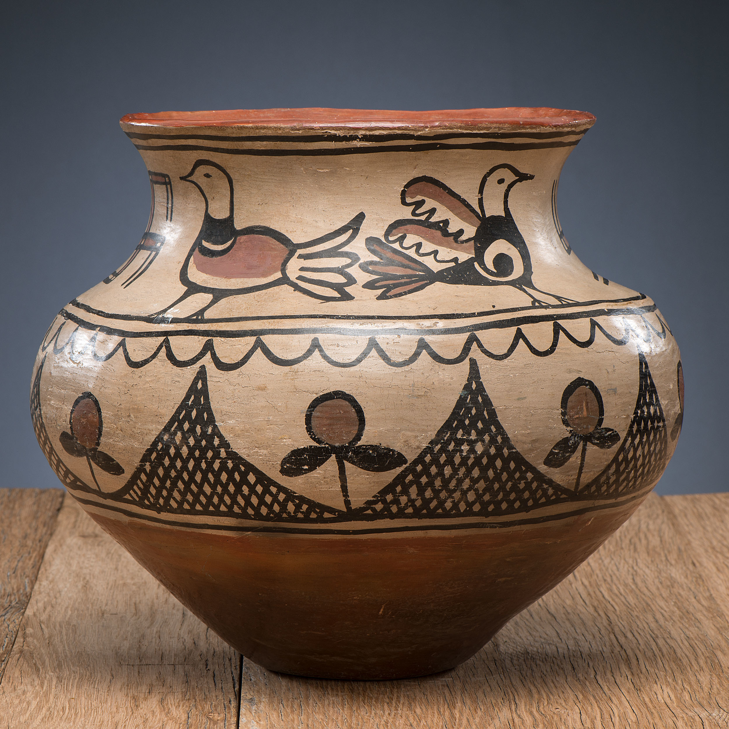 San Ildefonso Polychrome Pottery Jar | Cowan's Auction House: The