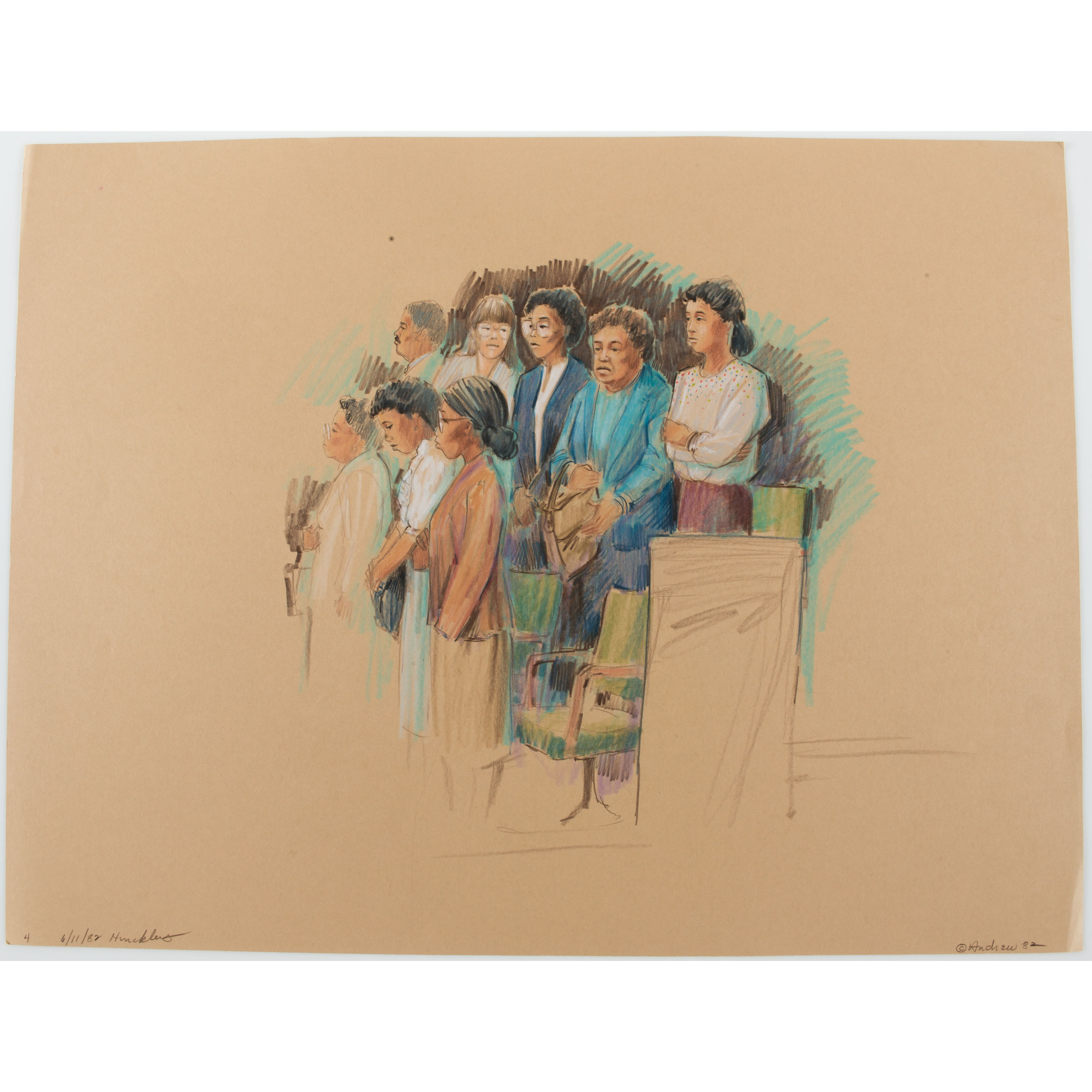 Joan Andrew Washington Post And Cnn Sketch Artist 24