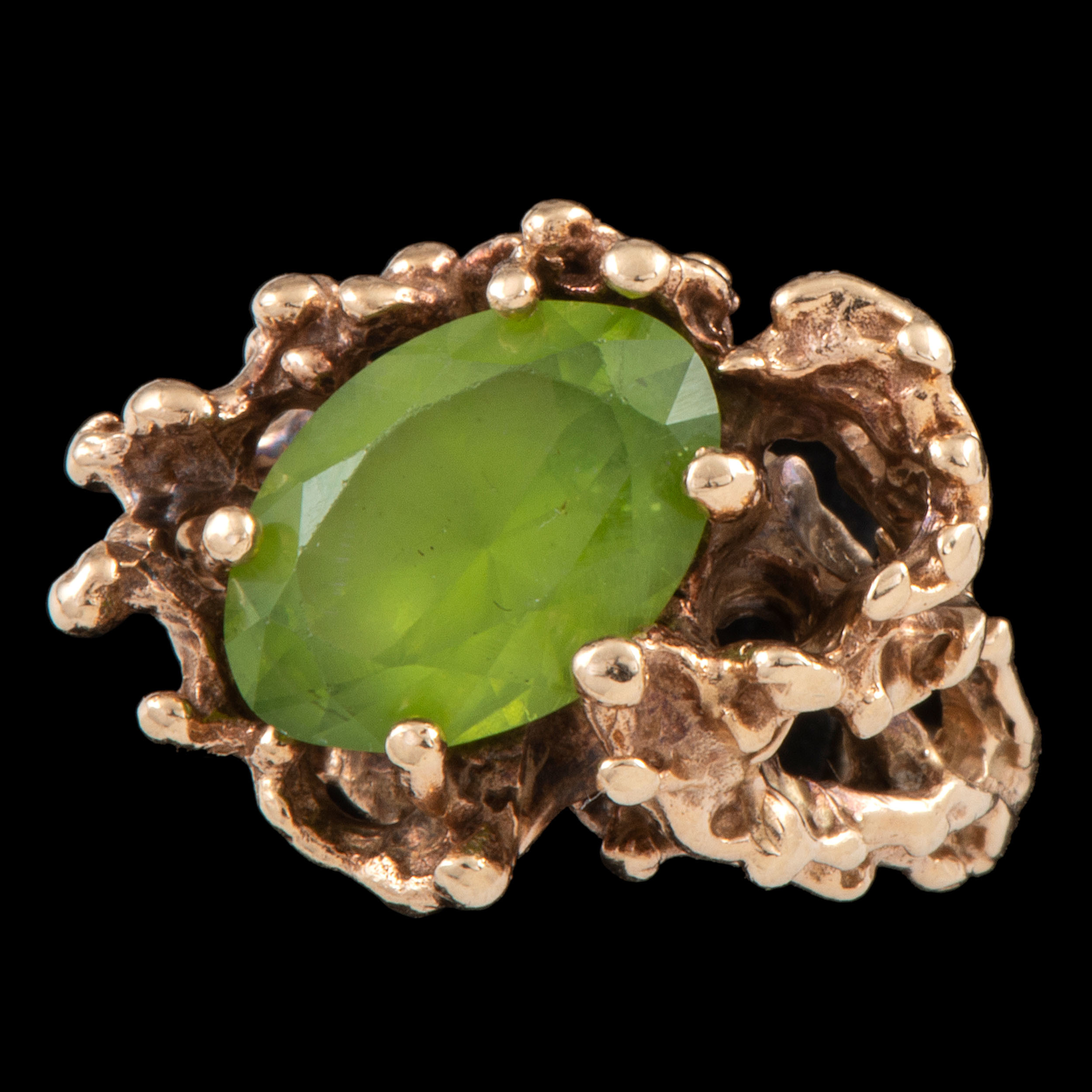 peridot estate ring