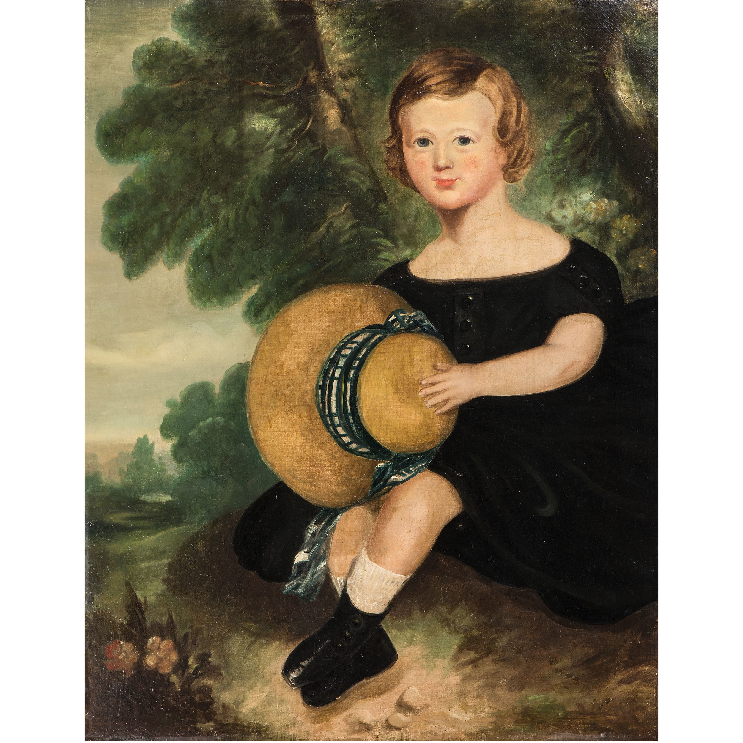 An American Folk Art Portrait 19th Century Cowan s Auction House