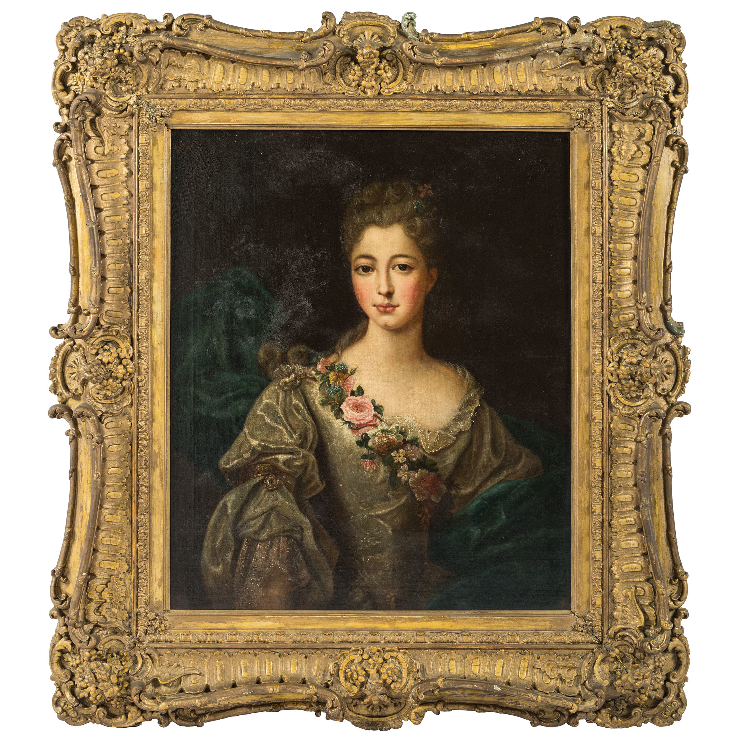 A French Portrait of a Woman, 18th Century | Cowan's Auction House: The ... 18th Century French Women