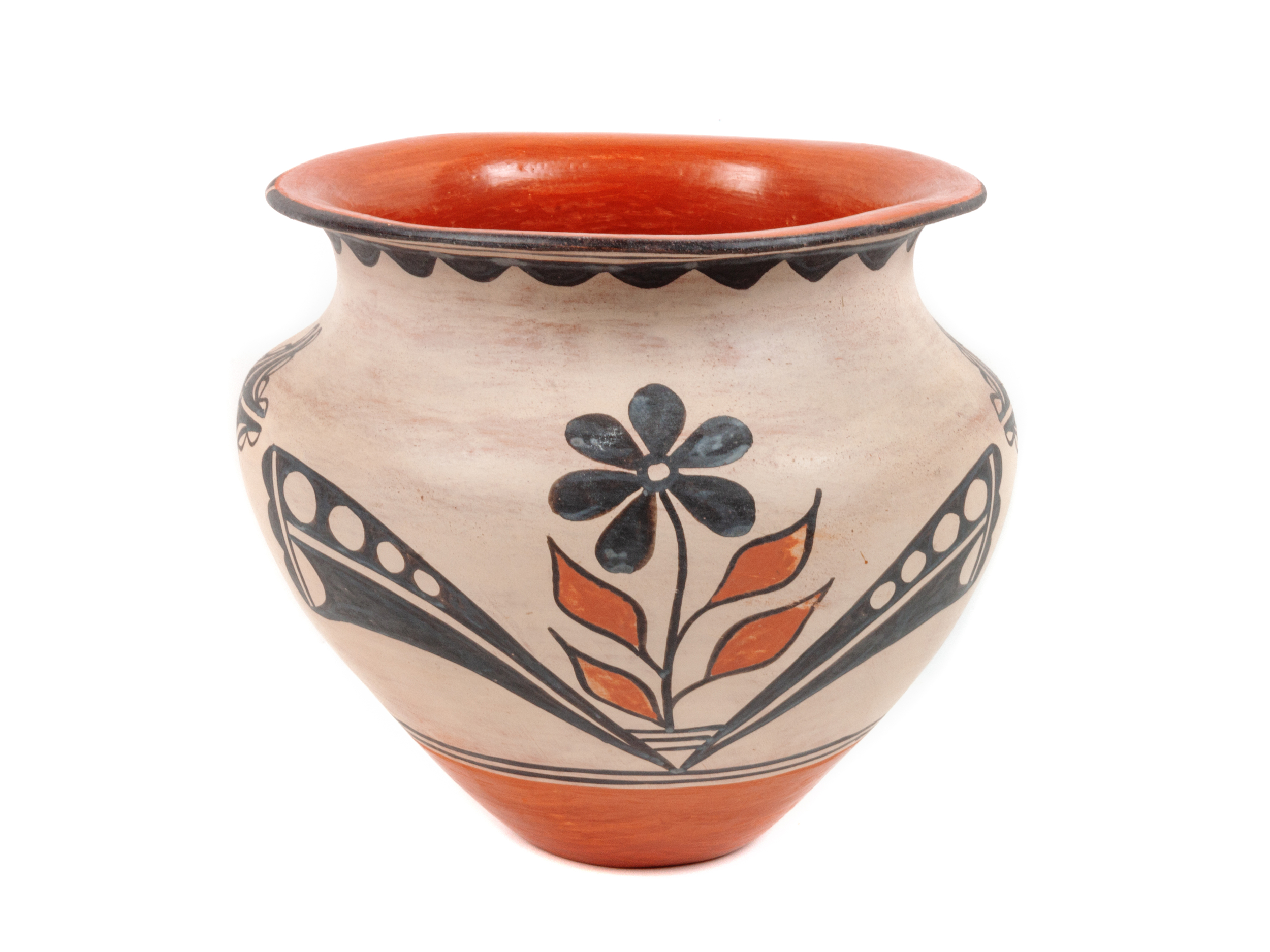 (Denver) Robert Tenorio (Kewa, b. 1950) Polychrome Pottery Jar Cowan