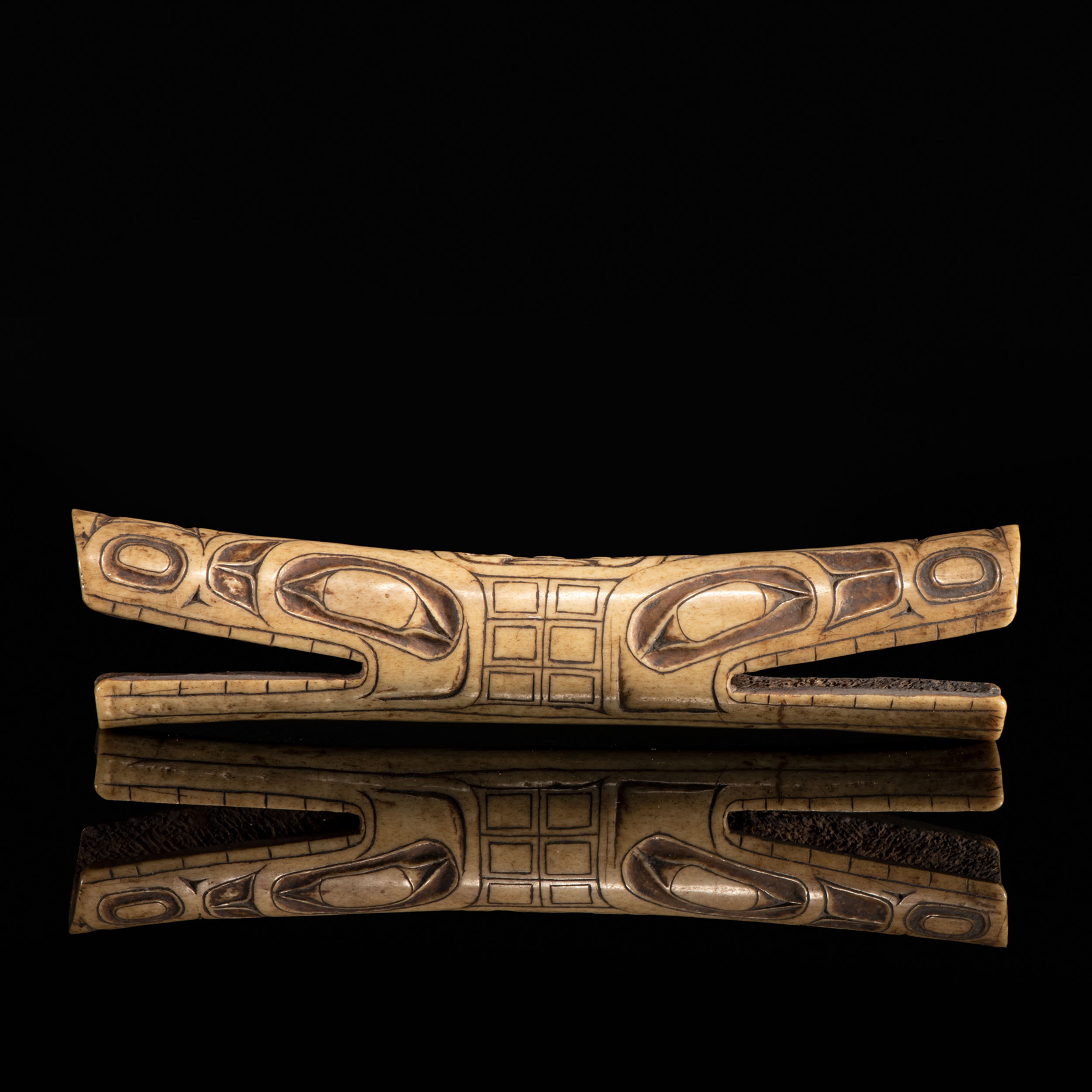 Tsimshian Carved Soul Catcher Cowan s Auction House The Midwest s Most Trusted Auction House 