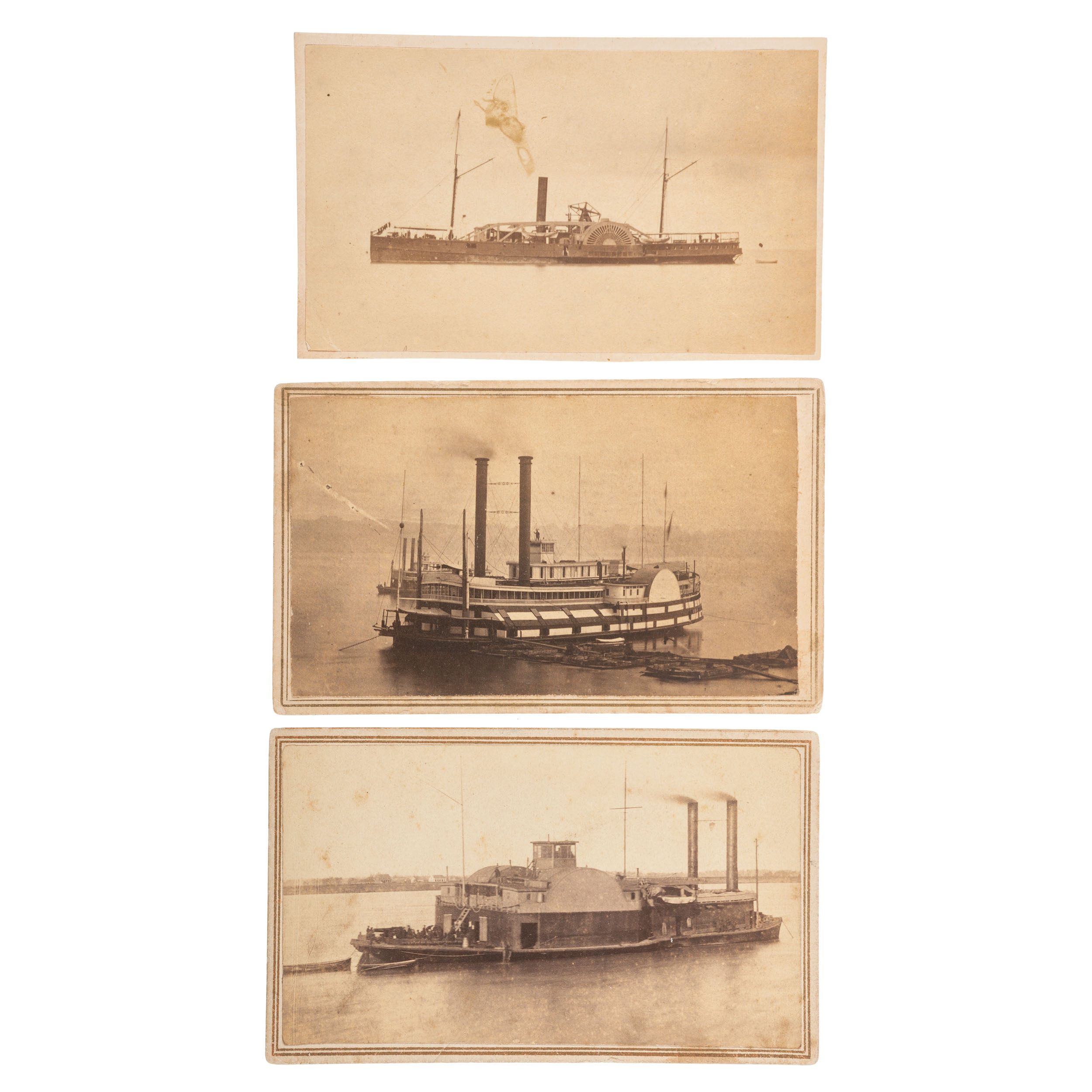 CIVIL WAR]. A group of 3 CDVs of Federal warships, incl. USS General Price,  Magnolia, and Black Hawk. | Cowan's Auction House: The Midwest's Most  Trusted Auction House / Antiques / Fine Art / Art Appraisals