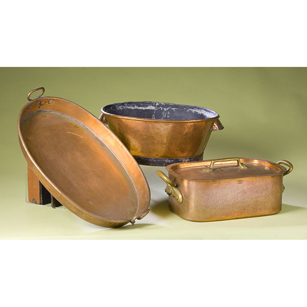 Three Copper Cookware Pieces, Cowan's Auction House The Midwest's