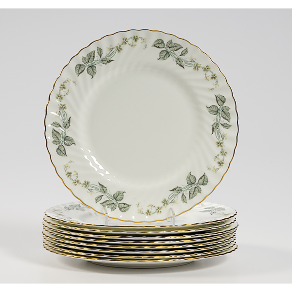 Minton China Greenwich Pattern Plate Set Cowan's Auction House The