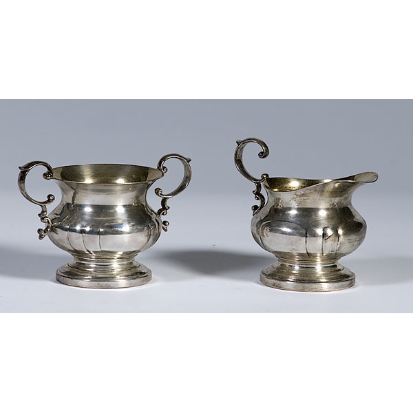 Sterling Sugar Bowl And Creamer Cowan s Auction House The Midwest s 