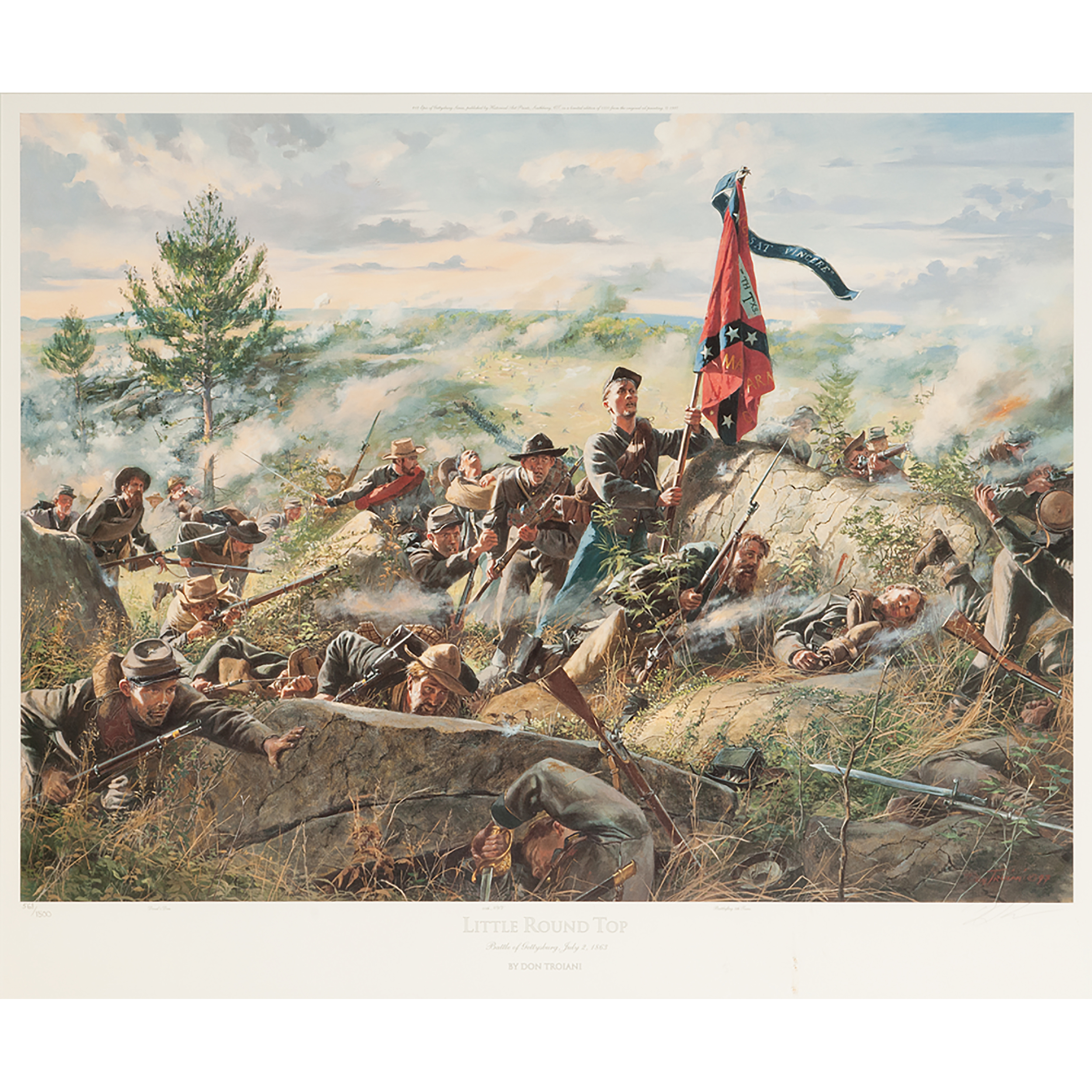 Civil War Lithographs by Troiani, Kunstler, and Gallon, Group of Three