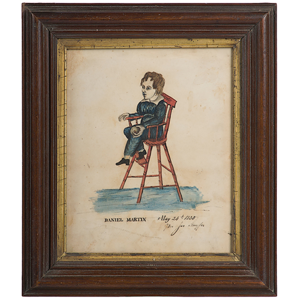 Portrait of Daniel Martin by Jacob Stauffer Cowan's Auction House