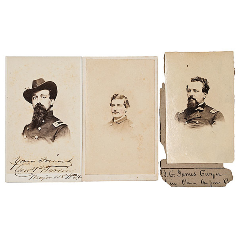 Three CDVs, Pennsylvania BBGs, Including Gettysburg Participants: James Gwyn, Charles Herring, James Lynch