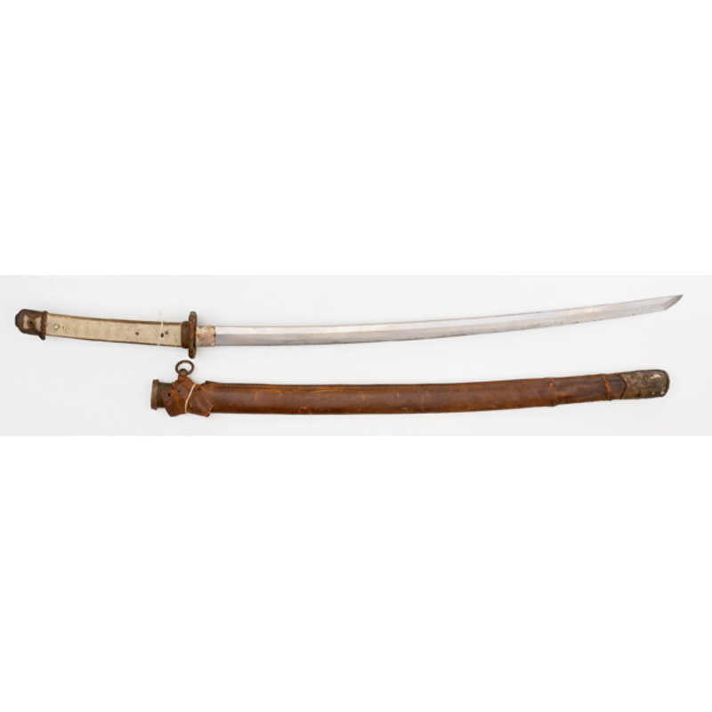 Japanese WWII Edo Period Katana Sword - auctions & price archive