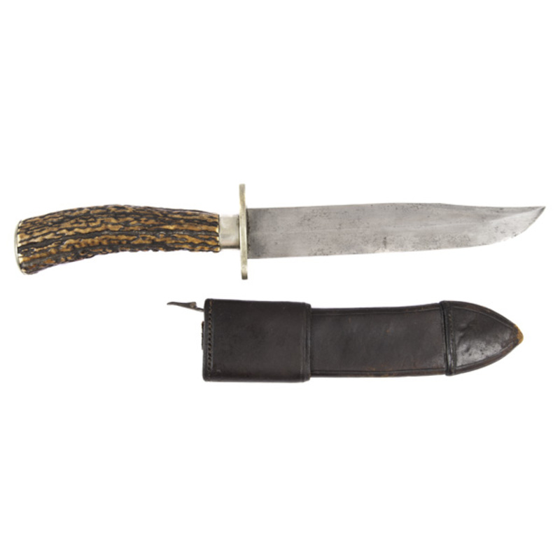 Stag Handled Bowie Knife by Underwood auctions & price archive