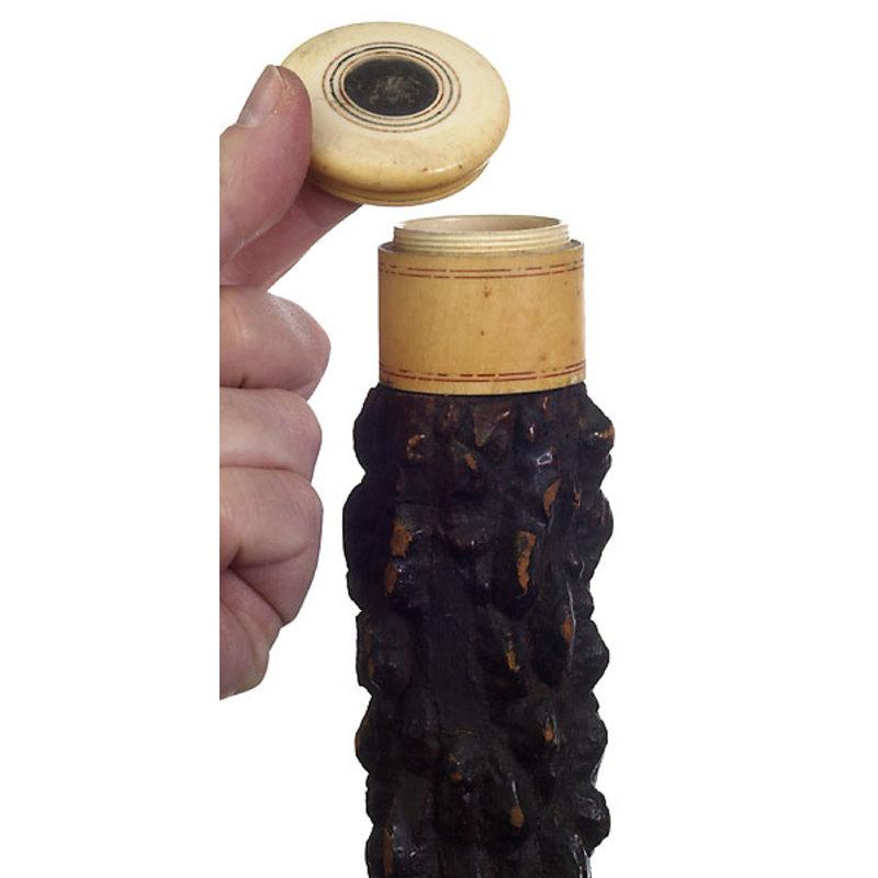 IVORY SNUFFBOX CANE auctions & price archive
