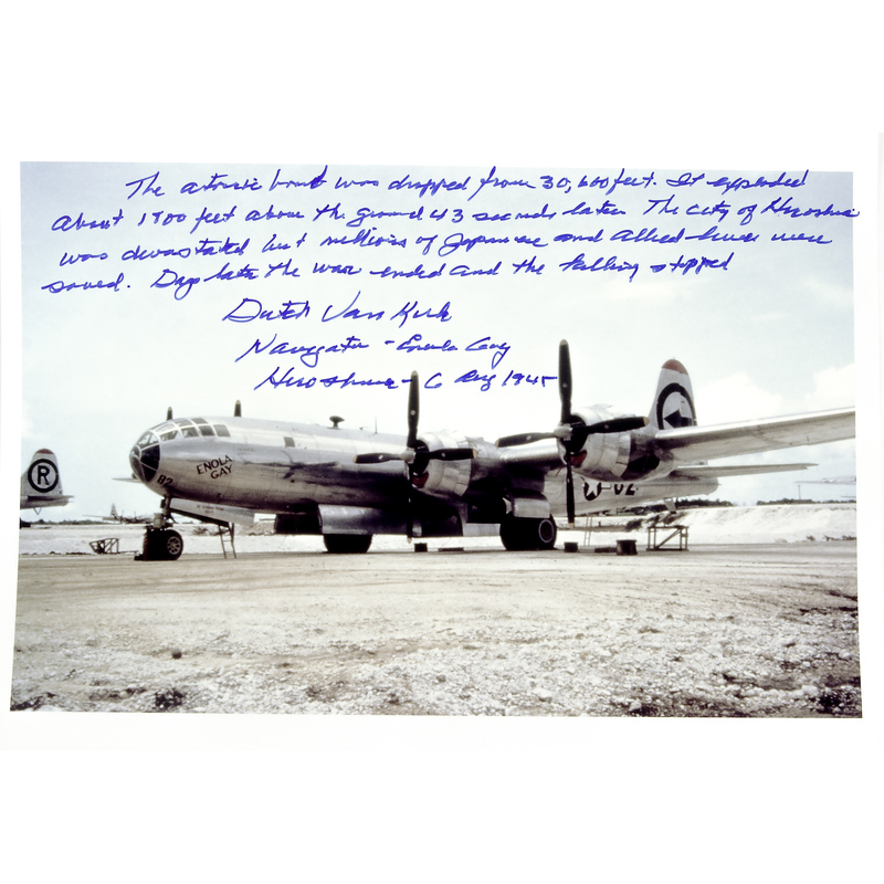 Return enola gay signed