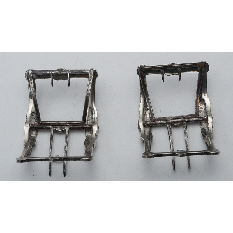 Silver Shoe Buckles by Benjamin Clark Gilman Cowan�s Silver Shoe Buckles by Benjamin Clark Gilman Cowan�s