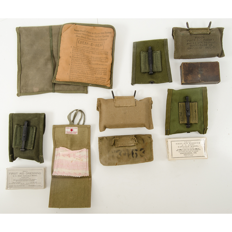 Lot Of US Army First Aid Pouches Cowan s Auction House The Midwest s 