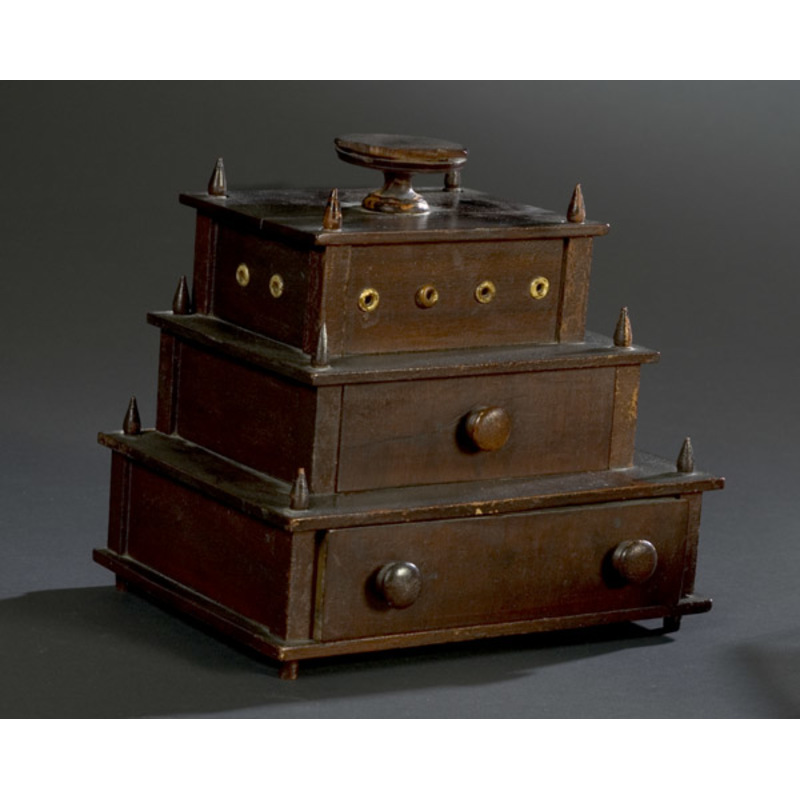 Shaker-Type Sewing Box, | Cowan's Auction House: The Midwest's Most