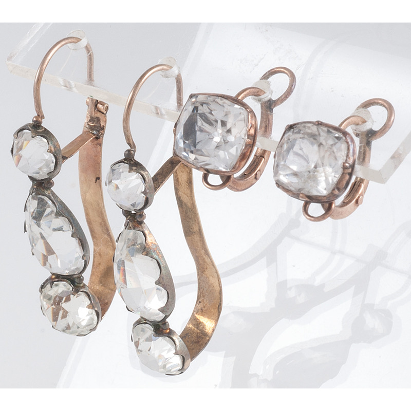 victorian paste earrings