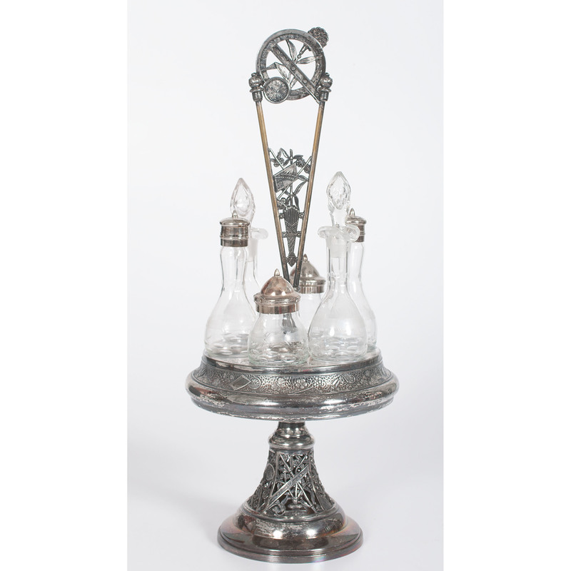 Silverplate Cruet Set Cowan's Auction House The Midwest's Most