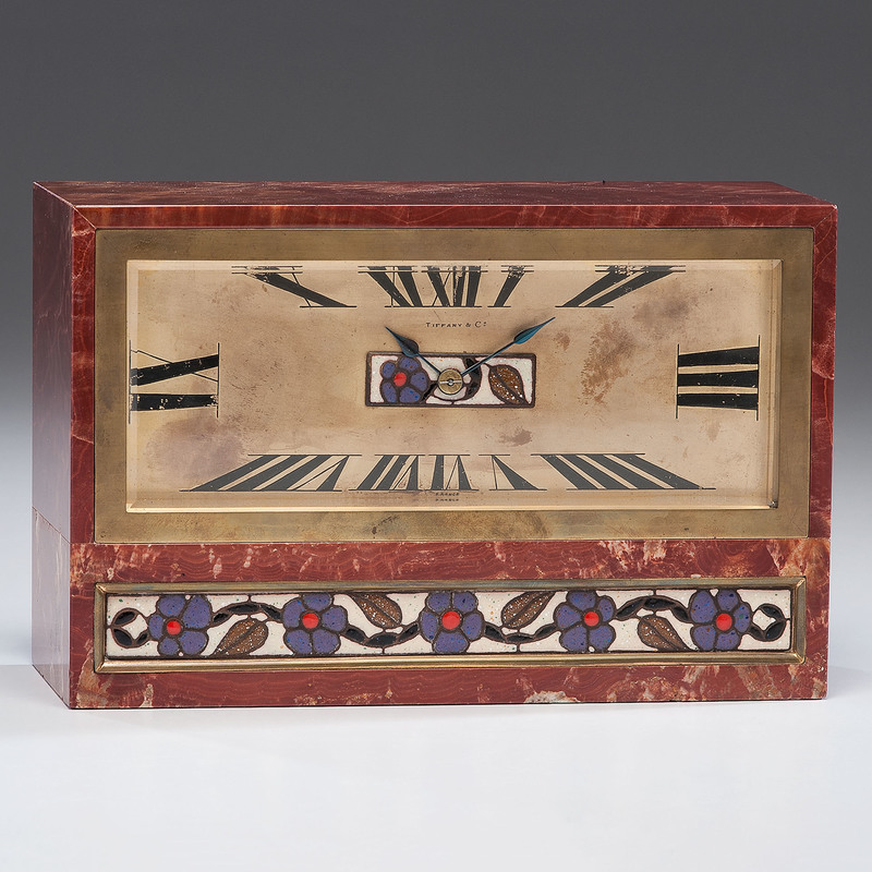Quelle: Cowan's Auctions, Inc. Tiffany-retailed Marble Art Deco Clock