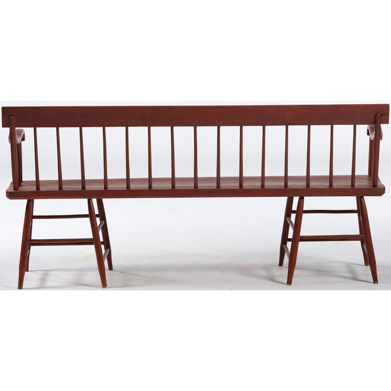 Painted Windsor Bench Cowan s Auction House The Midwest s Most 