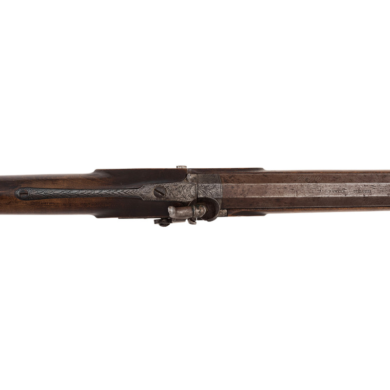 Shortened J&S Hawken Percussion Plains Rifle