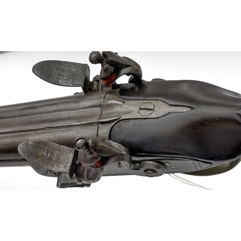 European Double Barrel Flintlock Shotgun | Cowan's Auction House: The