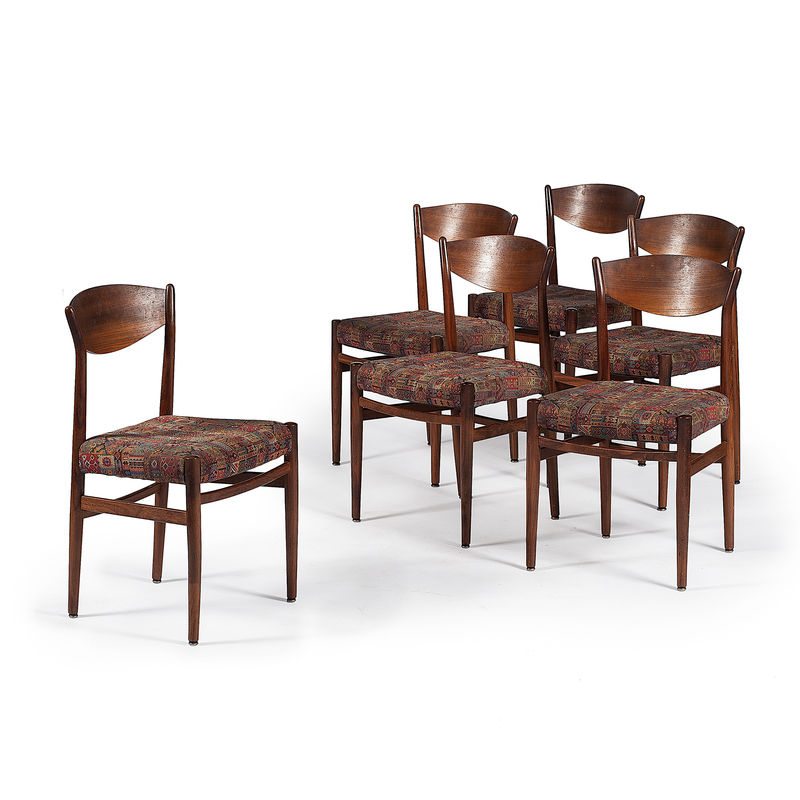 Mid-Century Modern Dining Table and Chairs | Cowan\'s Auction House ... Mid-Century Modern Dining Table and Chairs | Cowan\'s Auction House ...