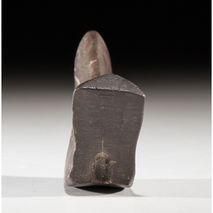 A Ferruginous Slate, Elongated Long Neck Birdstone, From the Collection of Jan Sorgenfrei, Oh