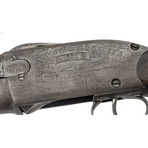 Doc Carver's Presentation Engraved Model 1882 Spencer Shotgun