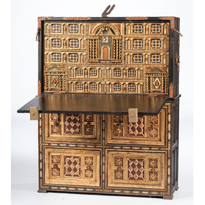 Spanish Vargueno Chest on Chest
