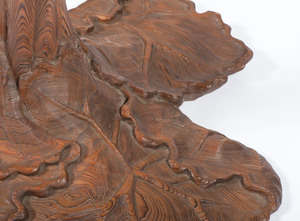 A Rare and Important John Scott Bradstreet  Jin-di-sugi "Lotus" Table