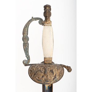Knight's Head Pommel U.S. Militia Officer's Sword