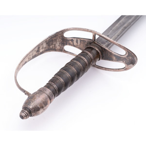 Revolutionary War Era Officer's Silver Mounted Short Saber