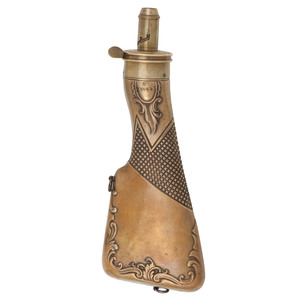 Large Shotgun Butt Powder Flask